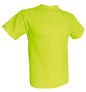 CAMISETA COTTON TACTIC ADULTO AMARILLO FLUOR