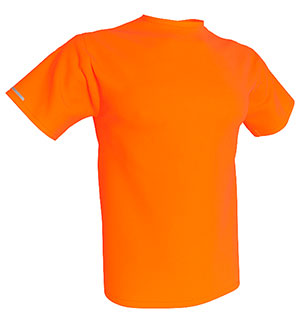 CAMISETA COTTON TACTIC ADULTO NARANJA