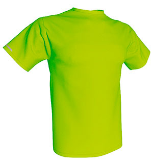 CAMISETA COTTON TACTIC ADULTO VERDE FLÚOR
