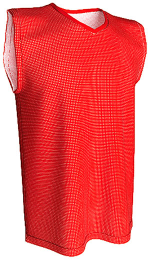 REVESRSIBLE SIN MANGAS ROJO