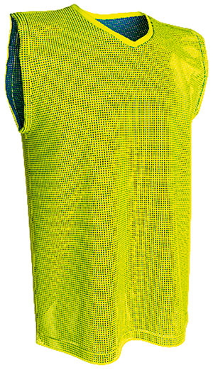 REVESRSIBLE SIN MANGAS AMARILLO FLUOR