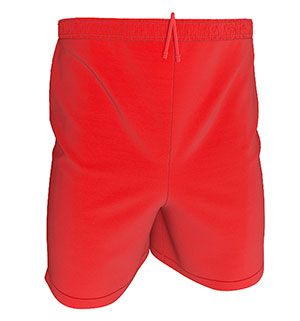 SHORT CORTO TÉCNICO ROJO