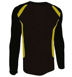 MANGA LARGA COMBINADA NEGRO