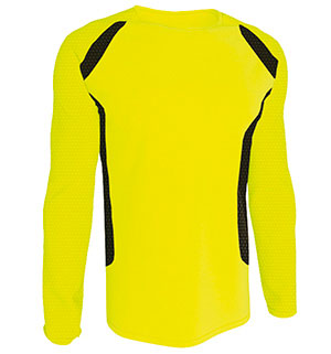 MANGA LARGA COMBINADA AMARILLO FLUOR