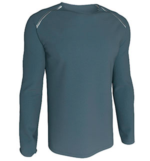 MANGA LARGA REFLECTANTE antracita-gris