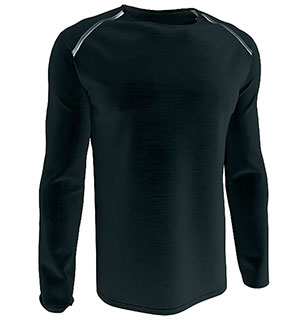 MANGA LARGA REFLECTANTE NEGRO