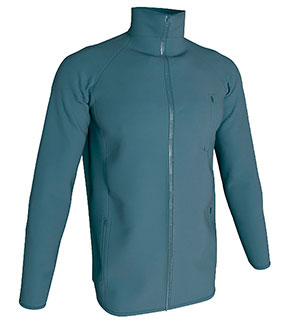 SOFT SHELL CREMALLERA ENTERA ADULTO antracita-gris