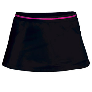 FALDA CORTA TÉCNICA PADEL NEGRO