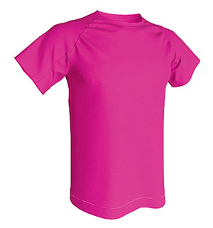 CAMISETA TANDEM NIÑO FUCSIA