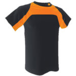 Camiseta técnica armour adulto NEGRO/NARANJA FLUOR
