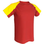 Camiseta técnica dynamic combo ROJO/AMARILLO