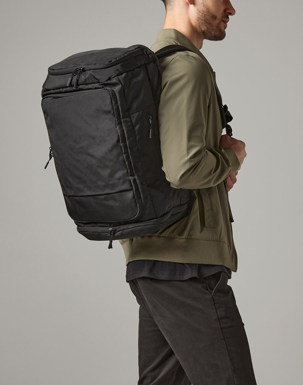  Quadra Mochila - Bandolera Pitch Black 72 Horasotro