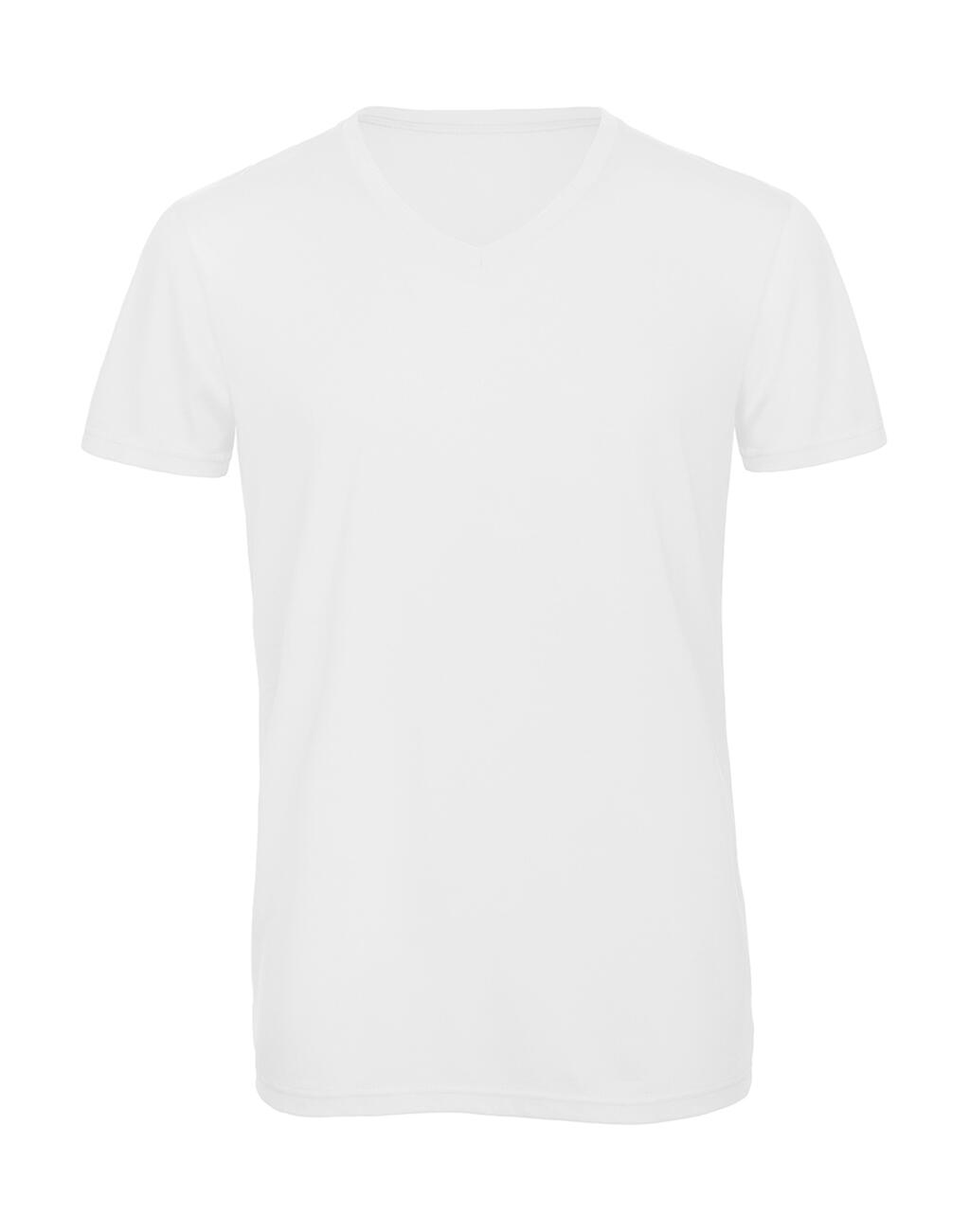 Camiseta V Triblend hombre  White