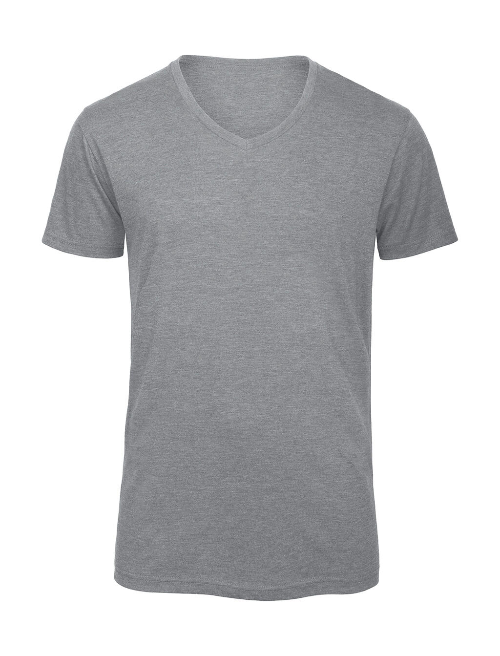 Camiseta V Triblend hombre  Heather Light Grey