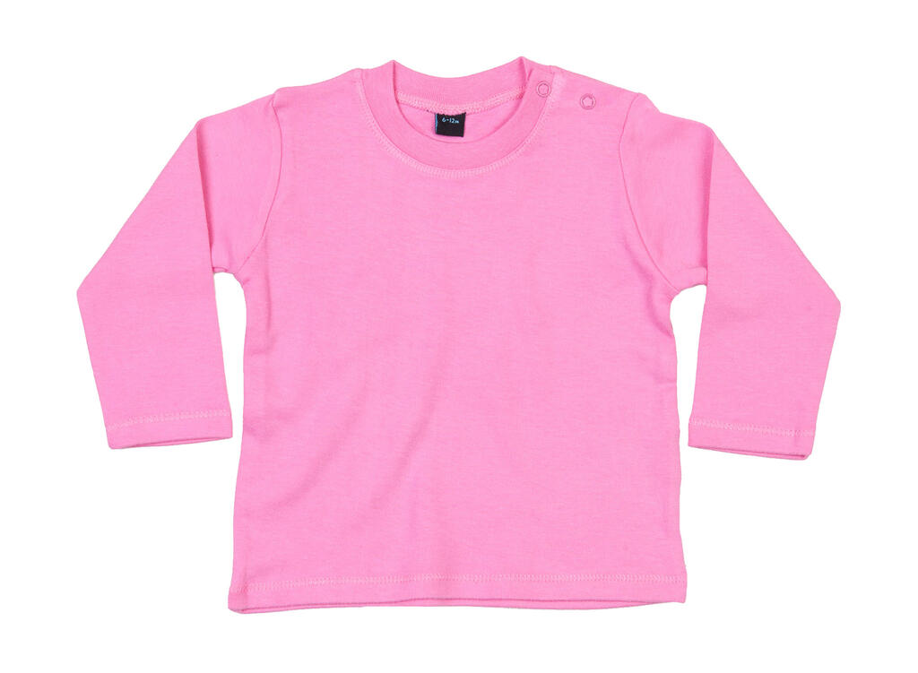 Camiseta manga larga bebé Bubble Gum Pink
