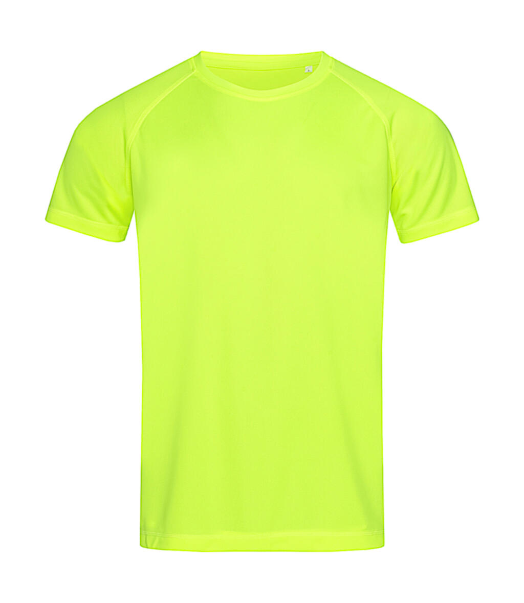 Camiseta Active 140 raglan hombre Cyber Yellow