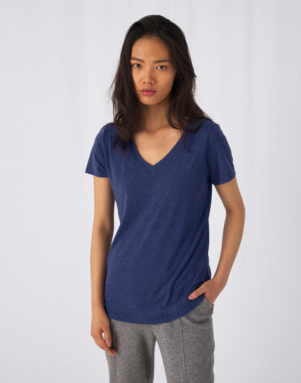  B & C Camiseta V Triblend/womenotro