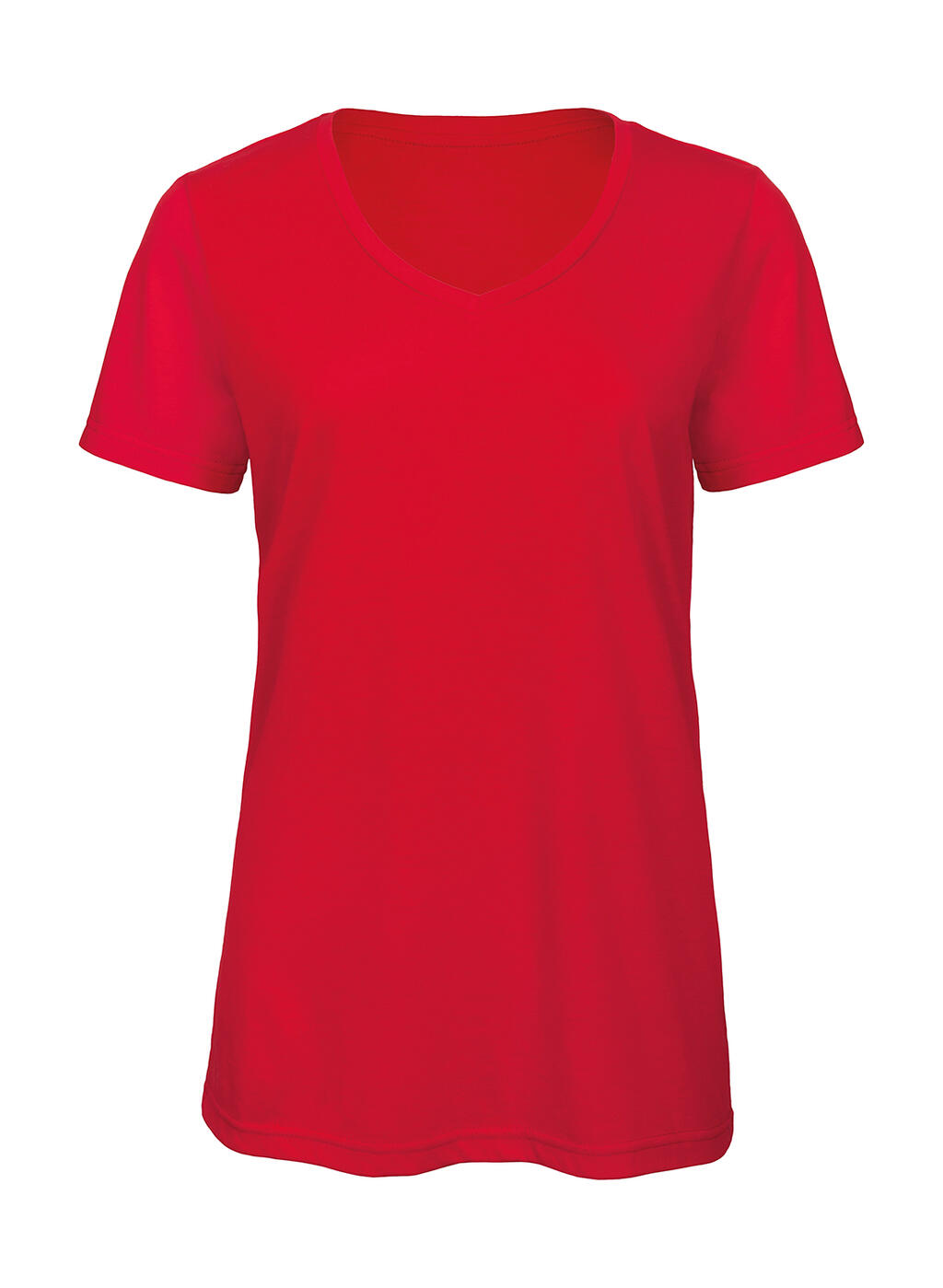 Camiseta V Triblend/women Red