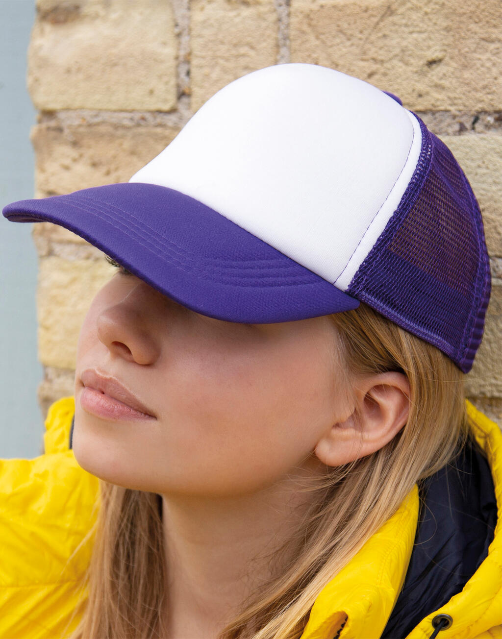  Result Caps Gorra acolchada con ½ mallaotro