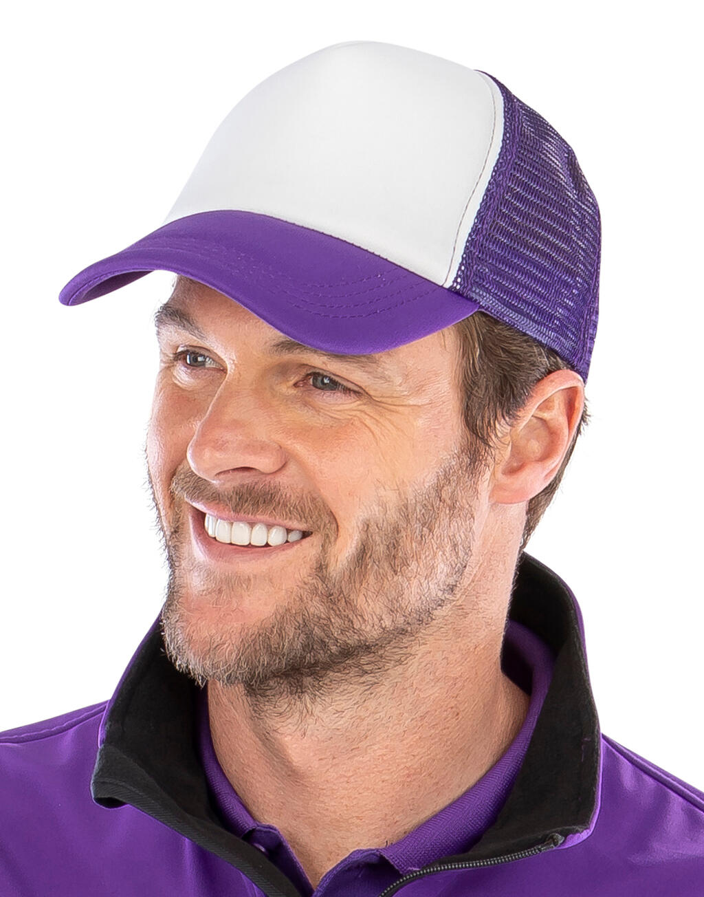  Result Caps Gorra acolchada con ½ mallaotro