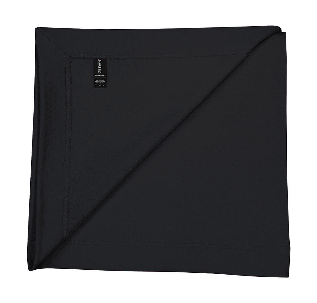 Manta polar gruesa de mezcla  Black