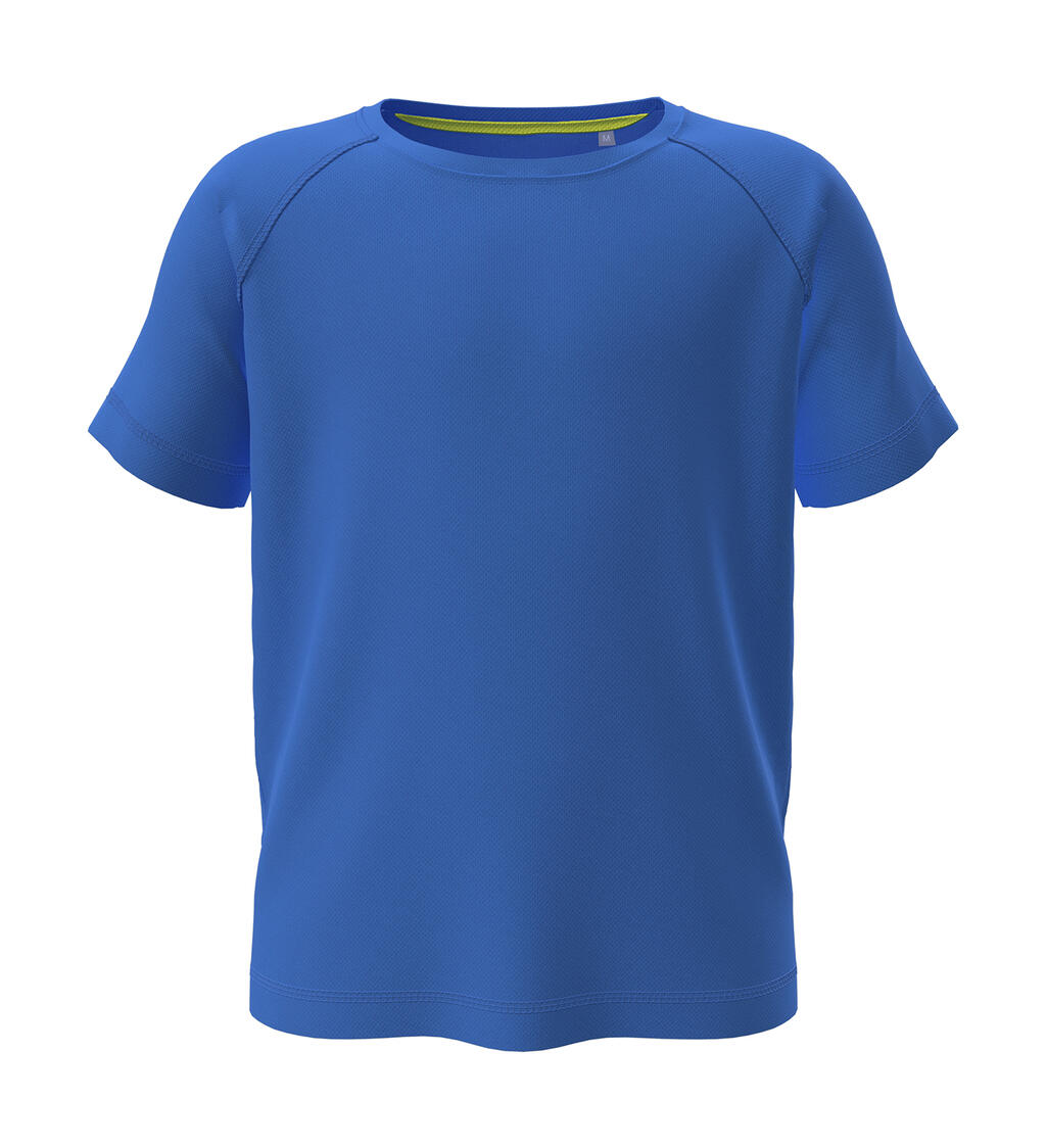 Camiseta Active 140 manga raglan niño unisex Bright Royal