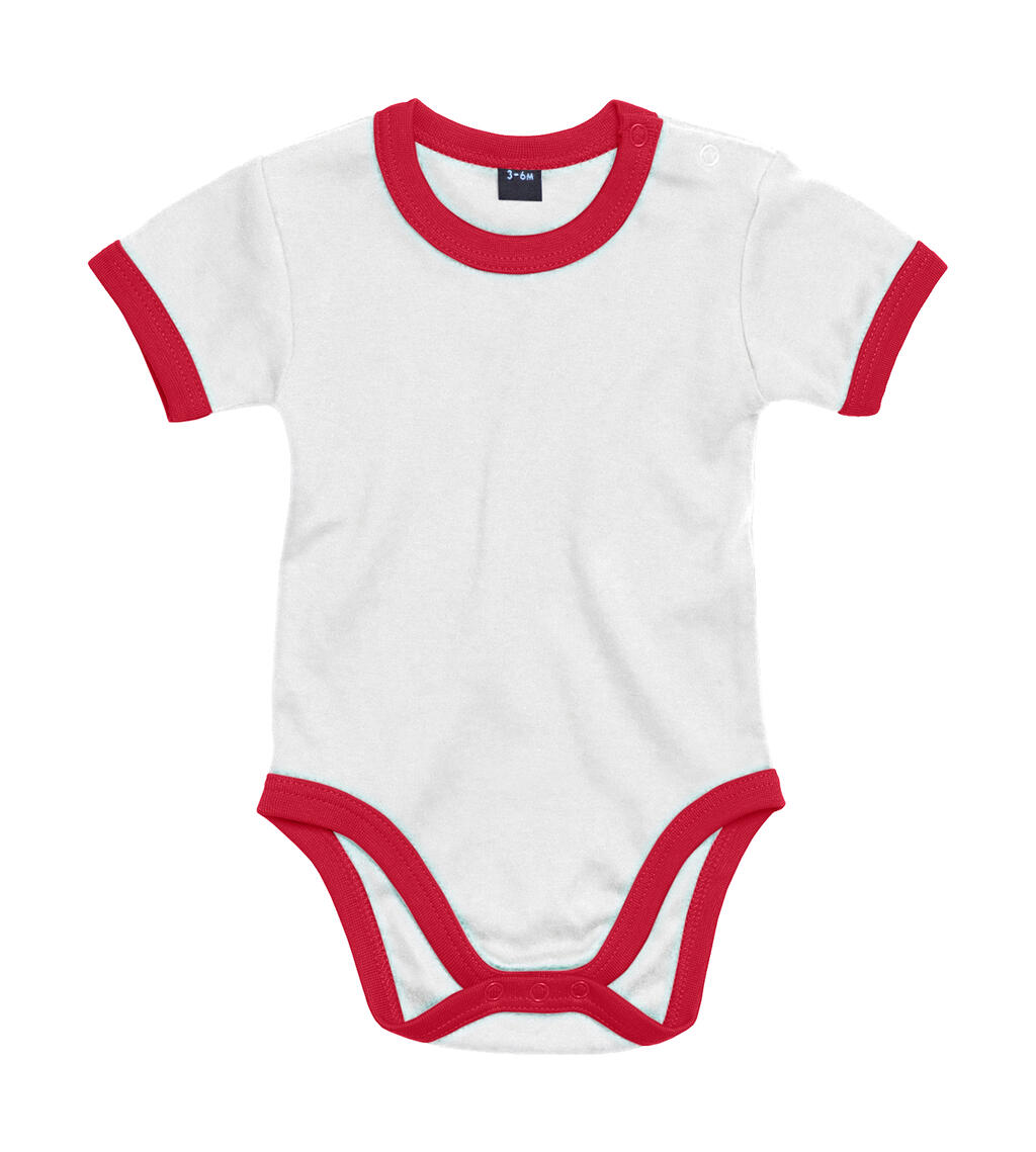Body bebé Ringer White/Red