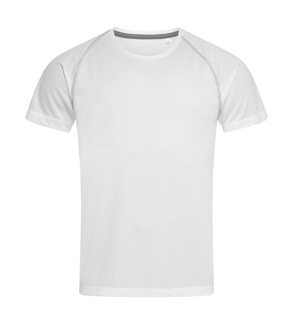 Camiseta Active 140 manga raglan hombre White