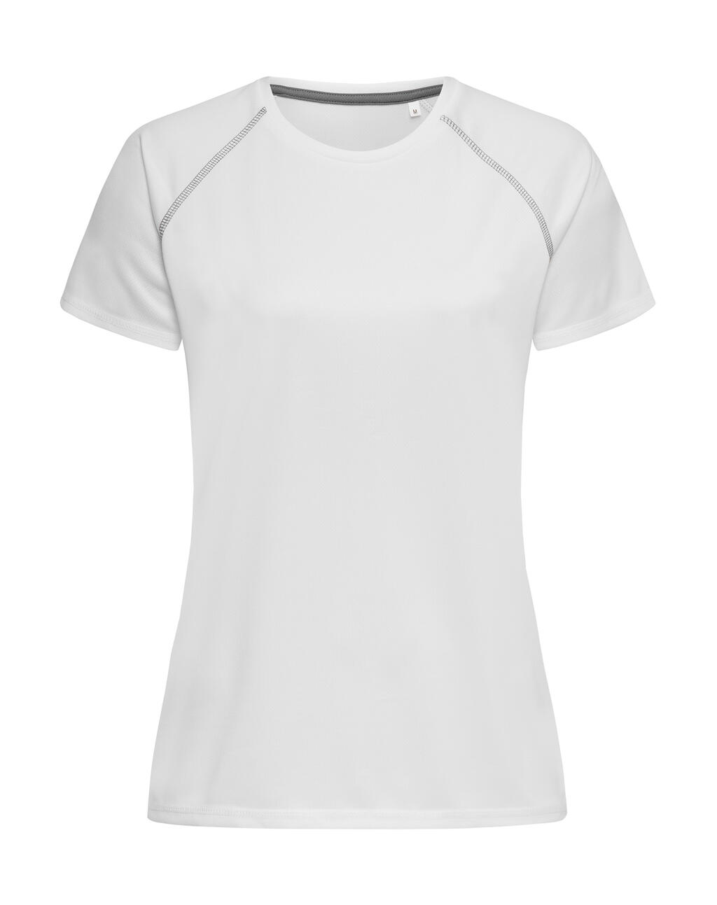 Camiseta Active 140 manga raglan mujer White