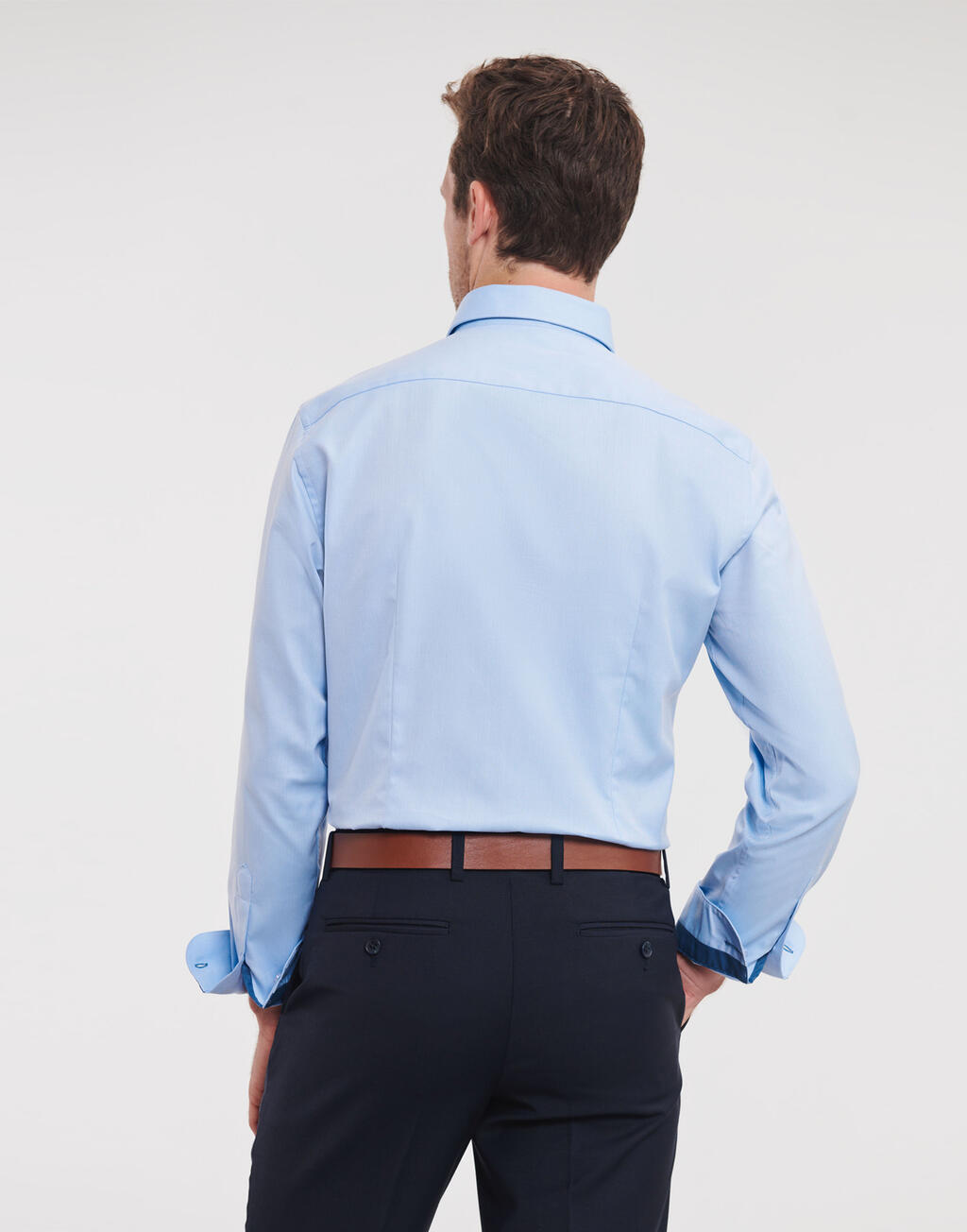  Russell Europe Camisa entallada y contrastada hombreotro