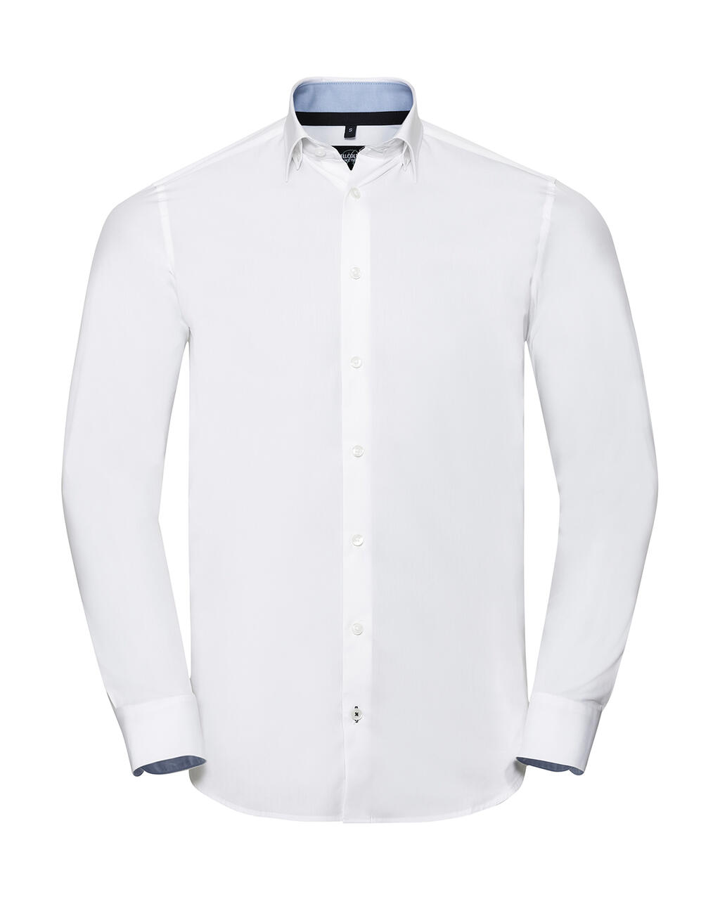 Camisa contrastada Ultimate Stretch hombre White/Oxford Blue/Bright Navy