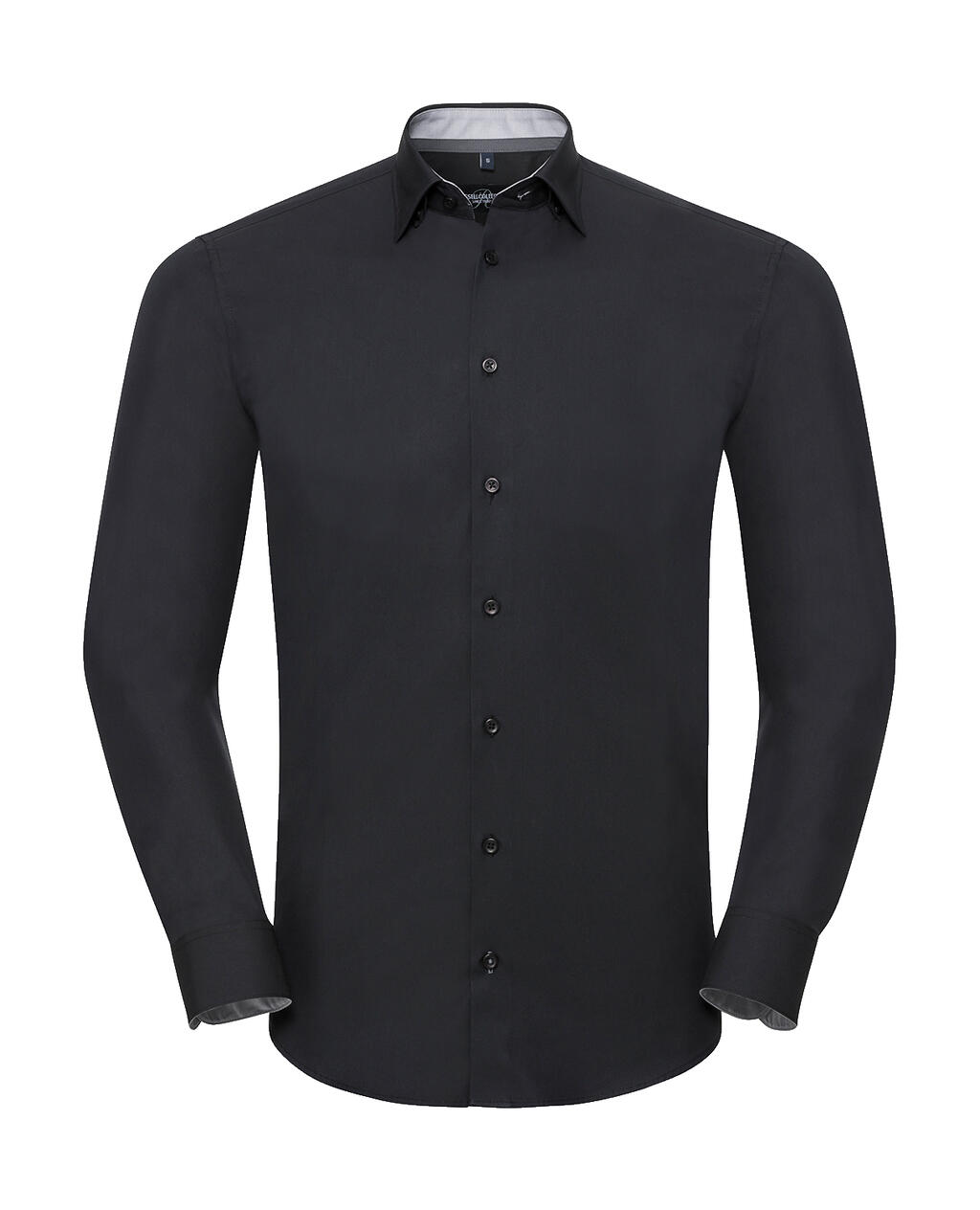 Camisa contrastada Ultimate Stretch hombre Black/Oxford Grey/Convoy Grey