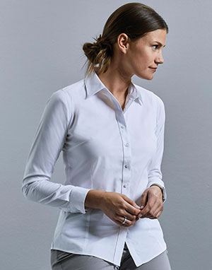 Russell Europe Camisa entallada Coolmax® mujer