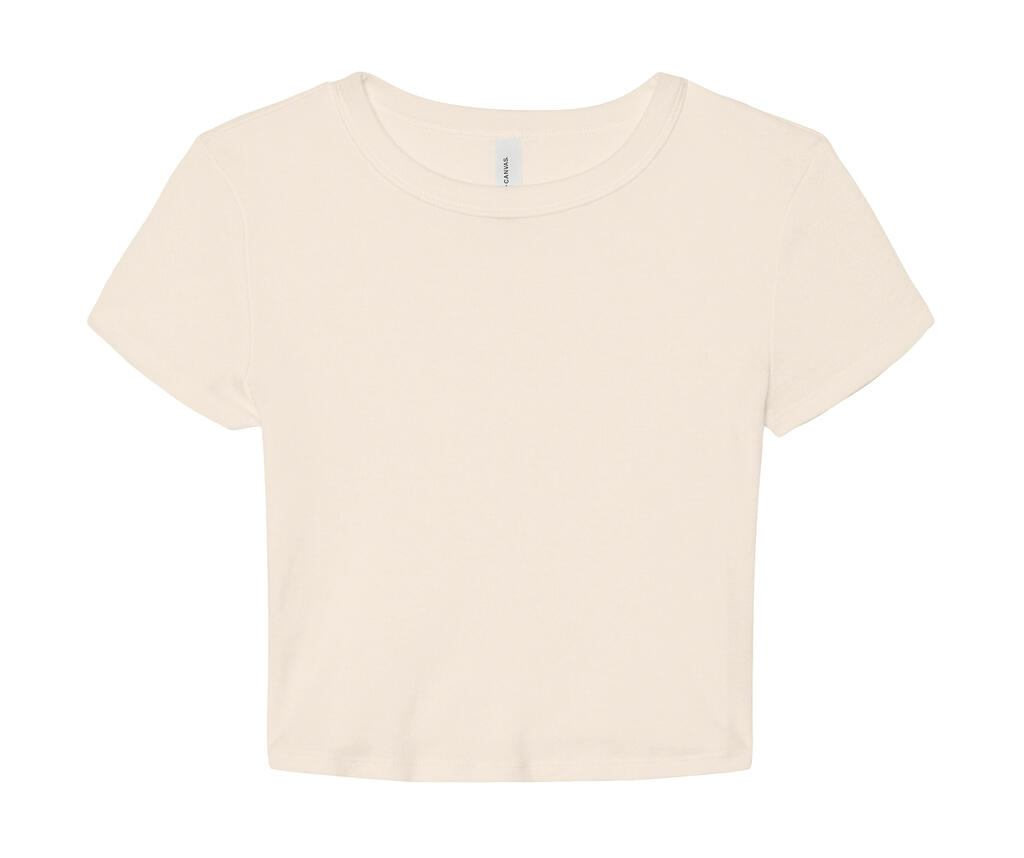 Camiseta para mujer Micro Rib Baby Solid Natural Blend