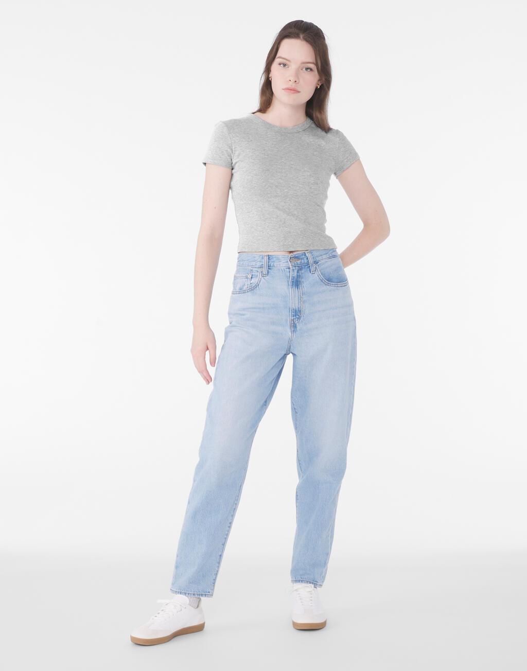  Bella Camiseta para mujer Micro Rib Babyotro