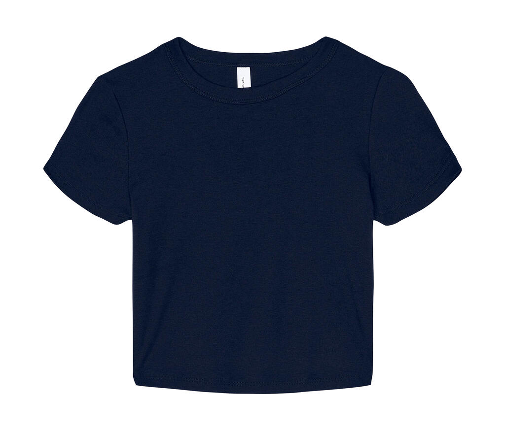 Camiseta para mujer Micro Rib Baby Solid Navy Blend