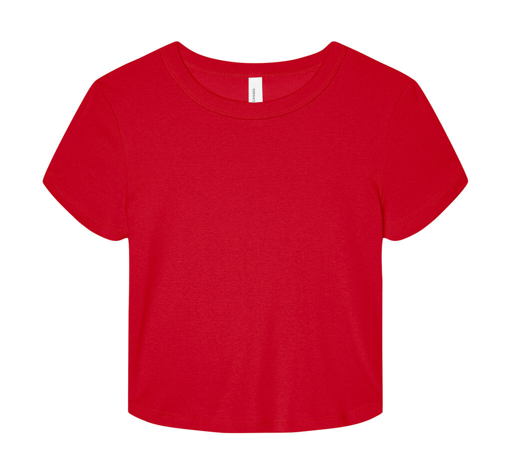 Camiseta para mujer Micro Rib Baby Solid Red Blend