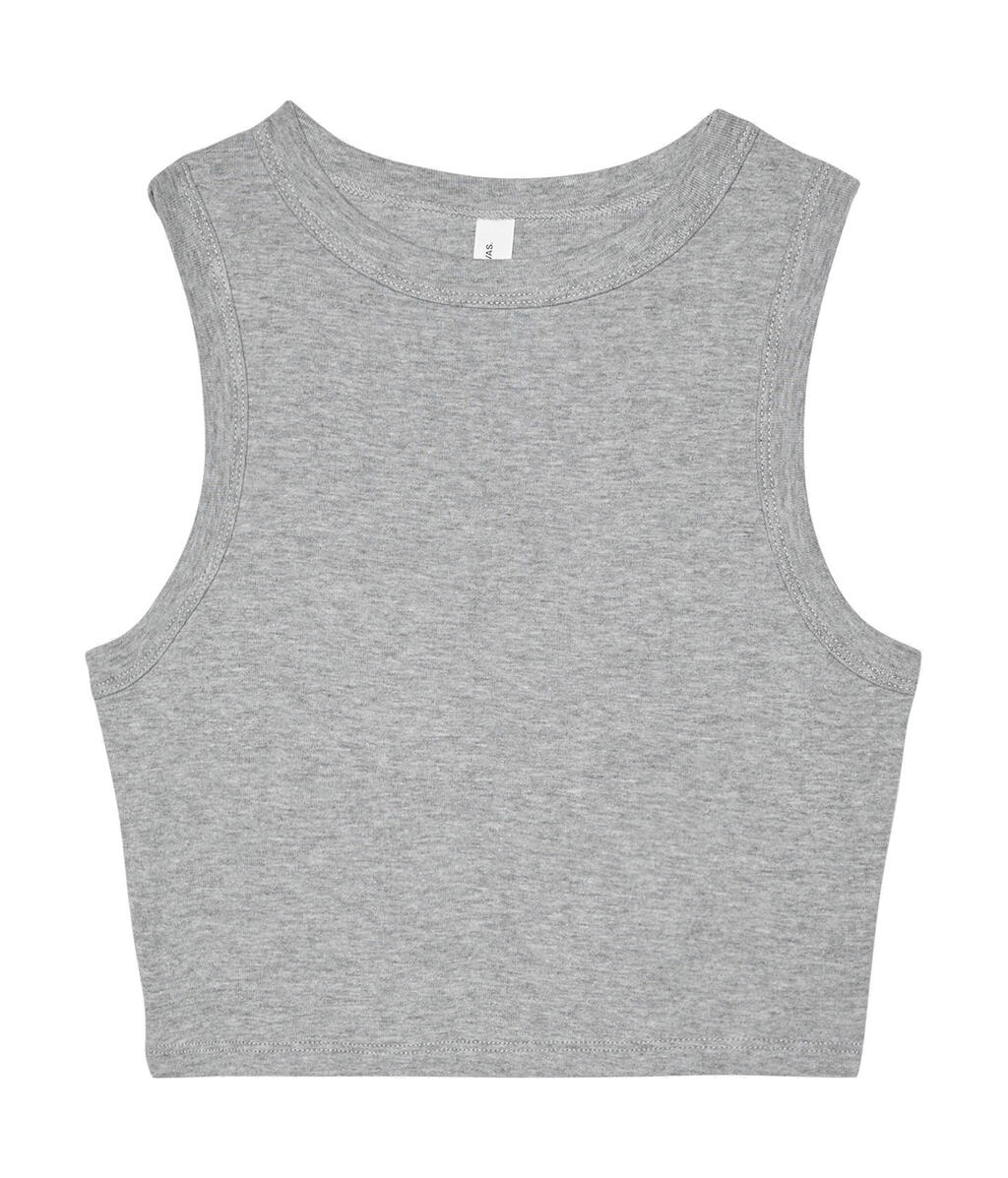 Camiseta de tirantes de canalé Micro Rib Muscle Athletic Heather