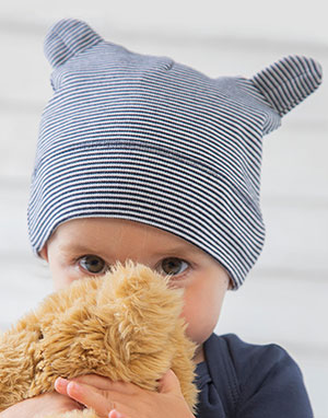 Gorro orgánico con orejas bebé BabyBugz