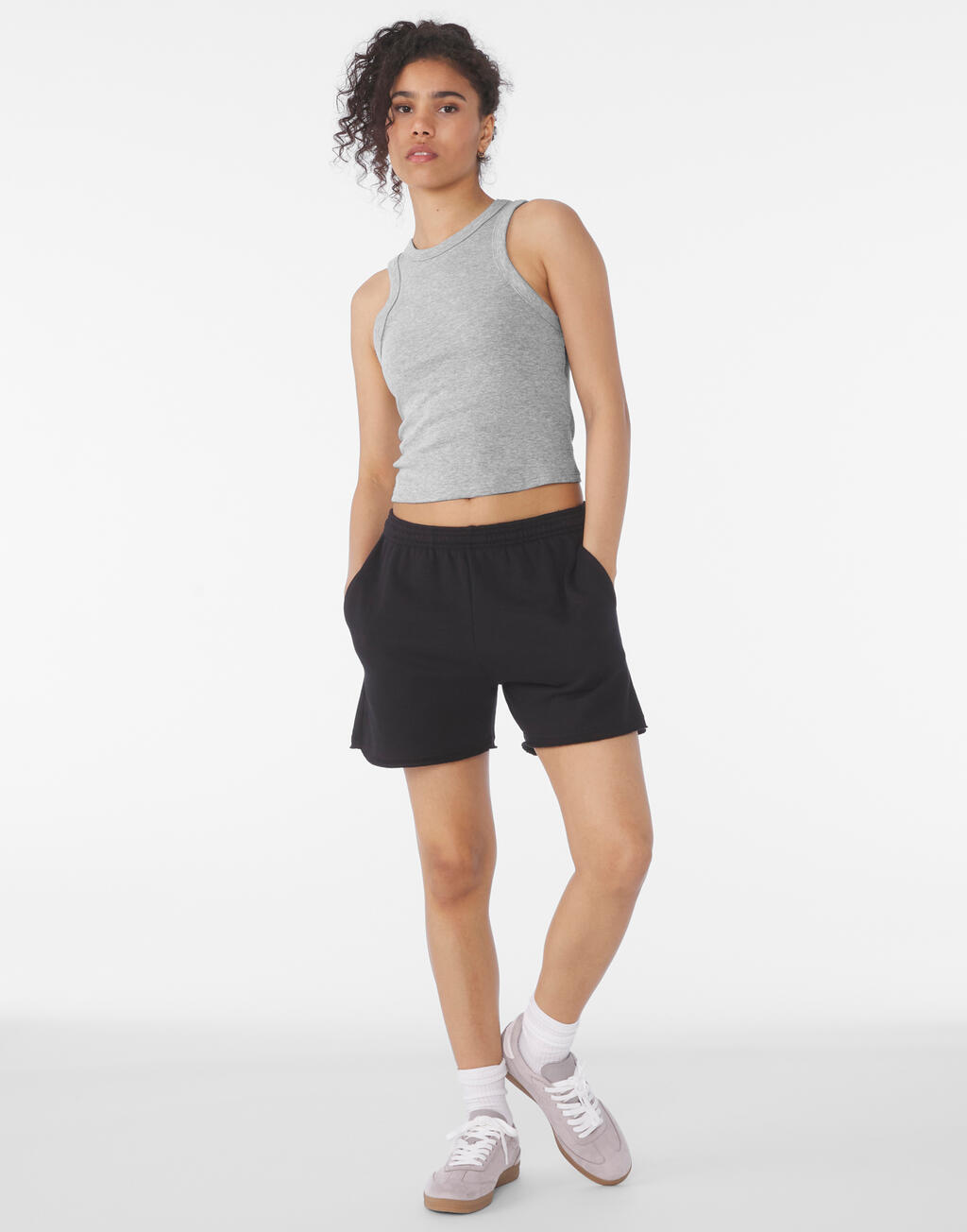  Bella Camiseta de tirantes mujer Micro Rib Racerotro