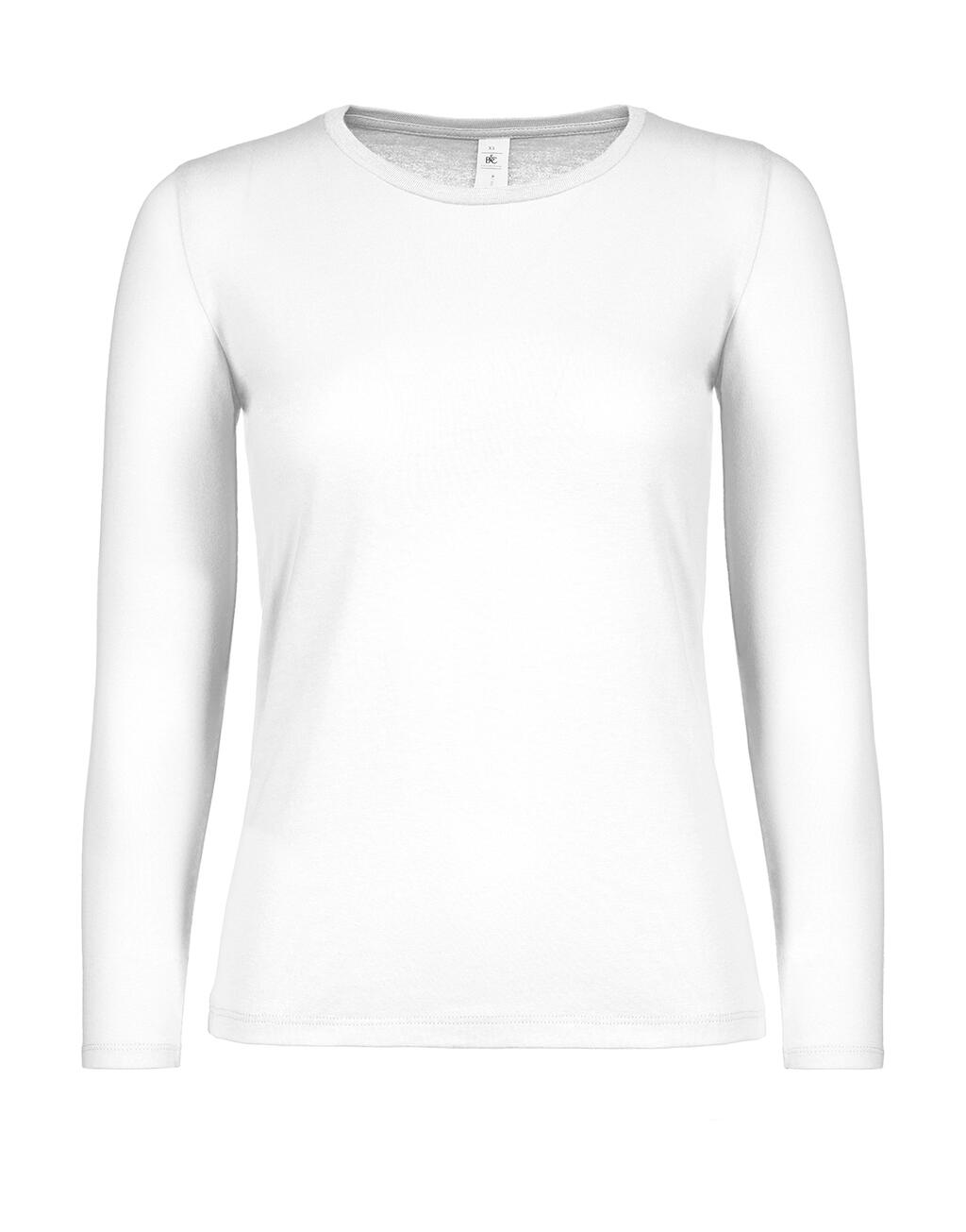 #E150 Manga Larga Mujer White