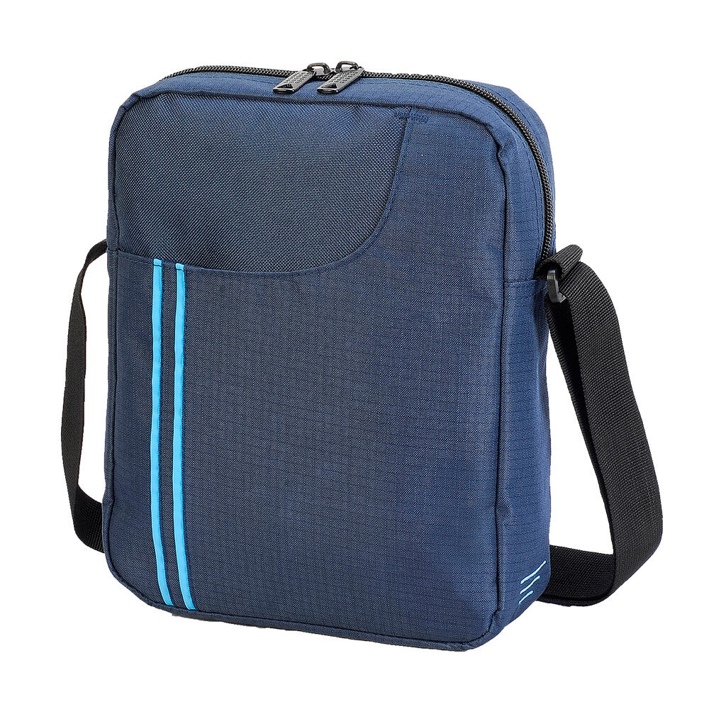 Bolsa Messenger Rennes French Navy/Turquoise