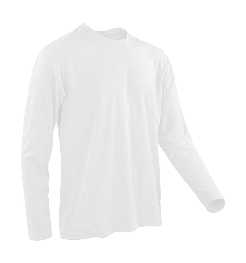 Camiseta Performance manga larga hombre White