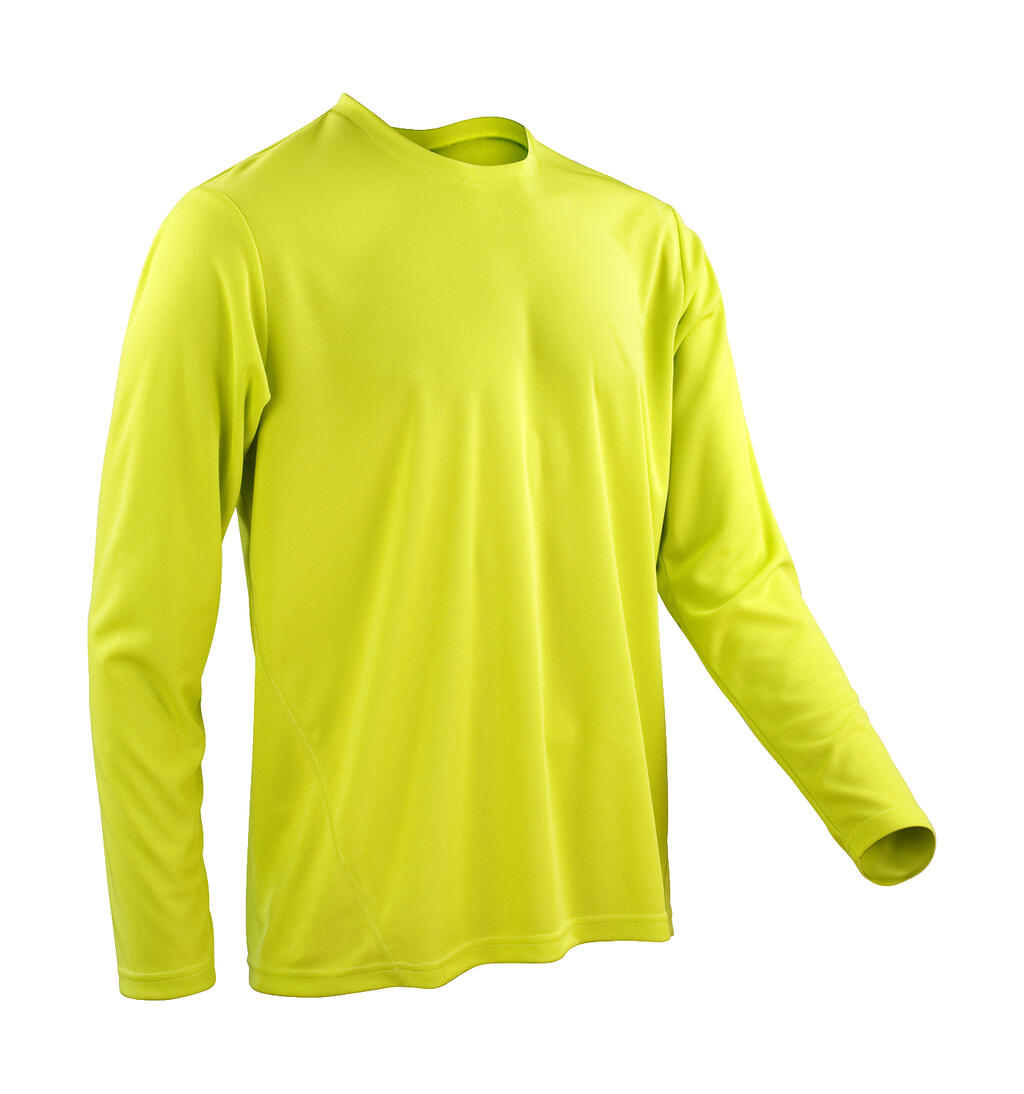 Camiseta Performance manga larga hombre Lime Green