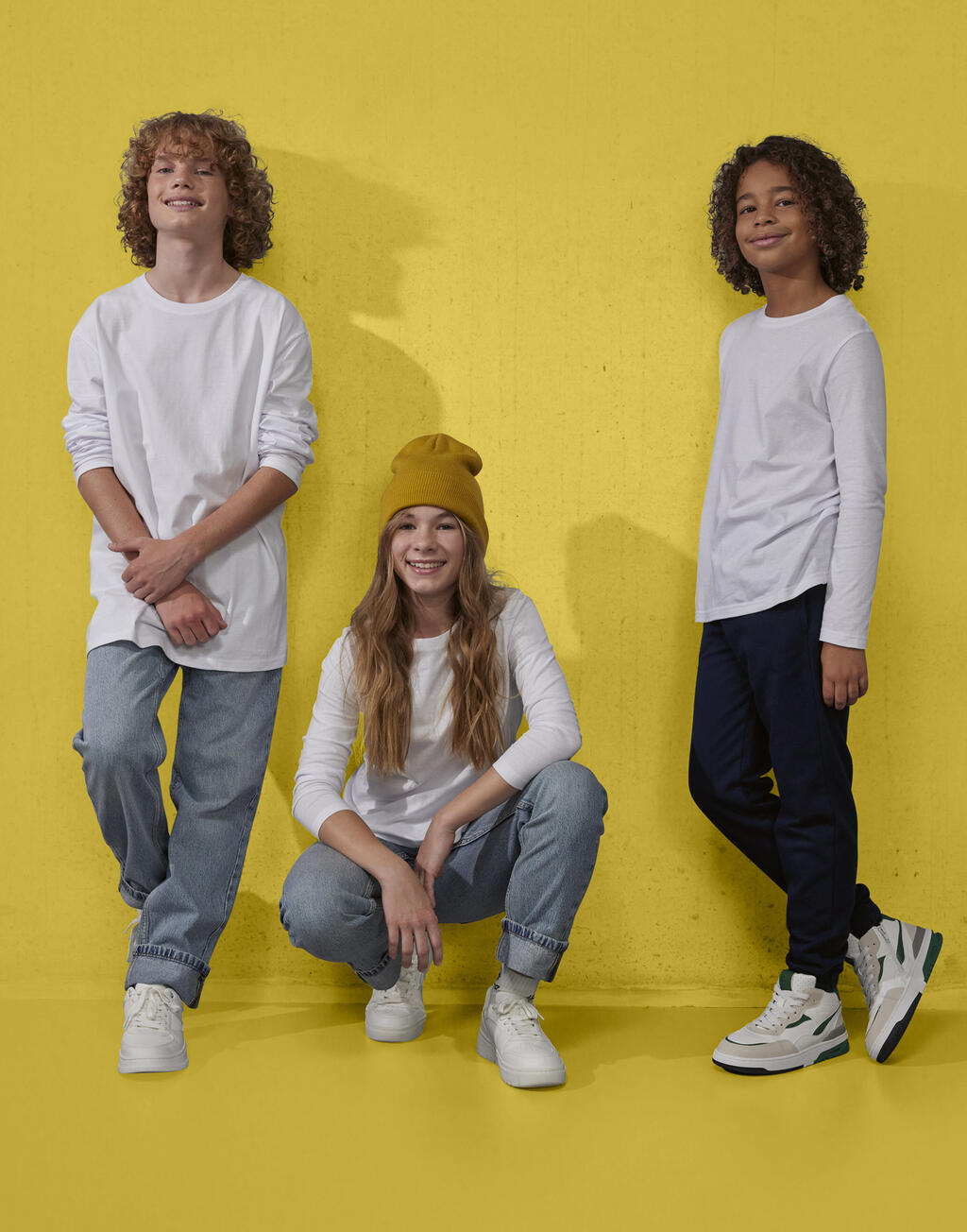  B & C Camiseta de Manga Larga #E150 para Niñosotro