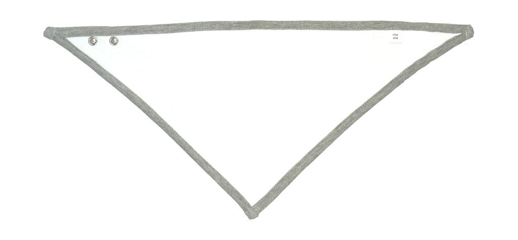Babero bandana White/Heather Grey