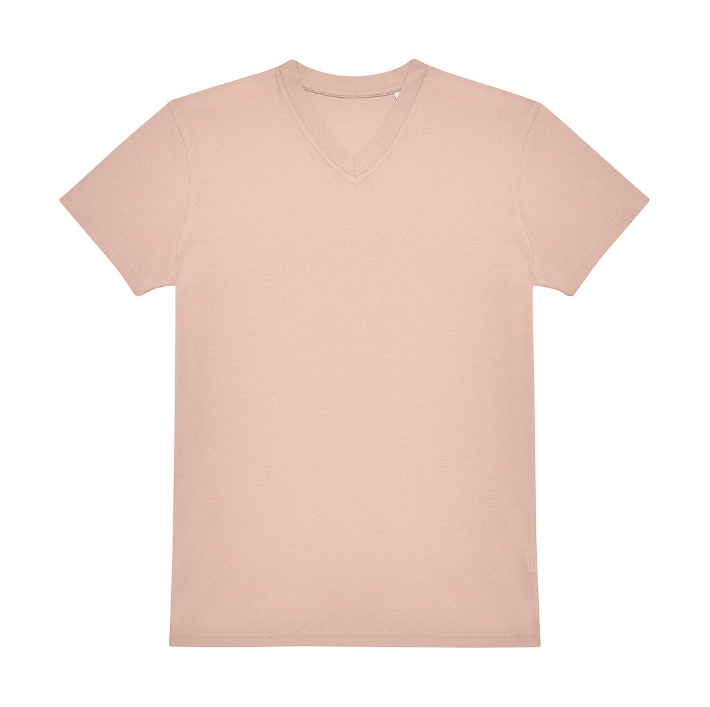 Camiseta con Cuello en V #E150 Soft Rose