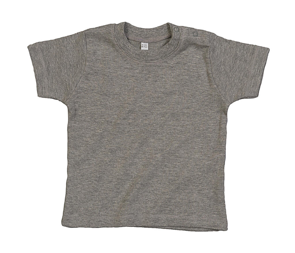 Camiseta orgánica bebé Heather Grey Melange Organic