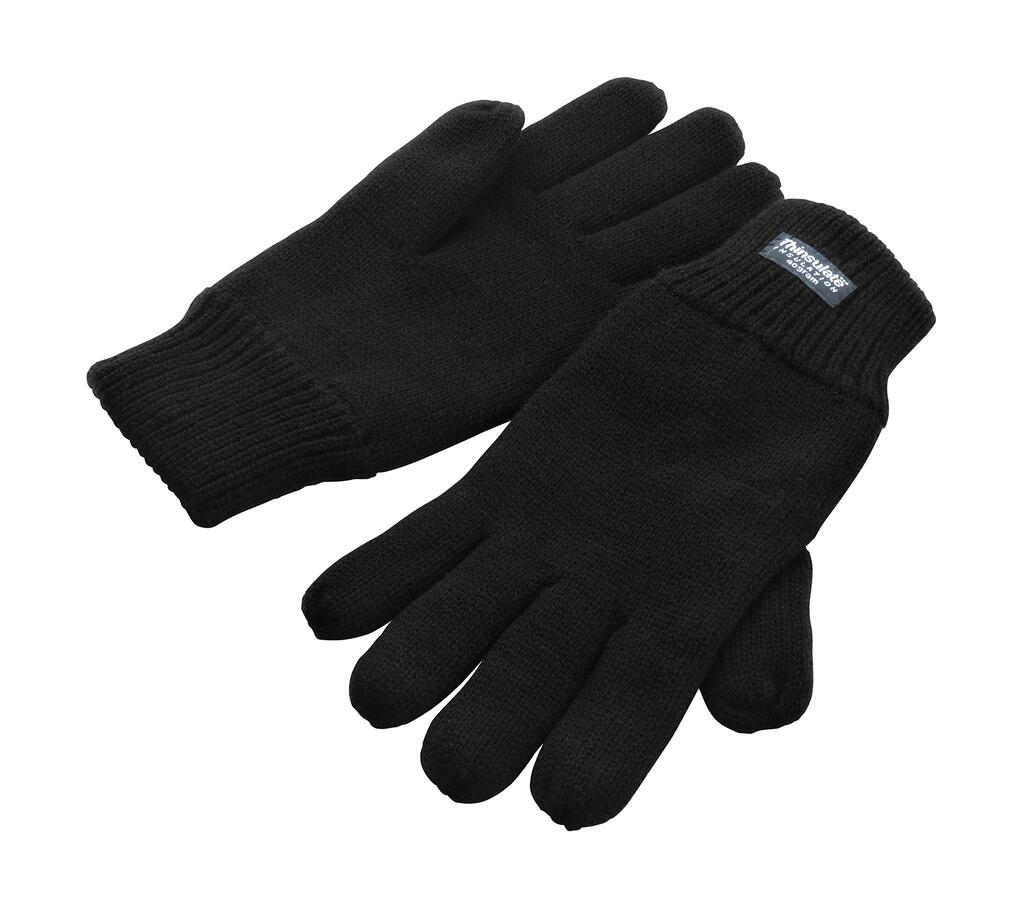 Guantes Thinsulate con forro Black