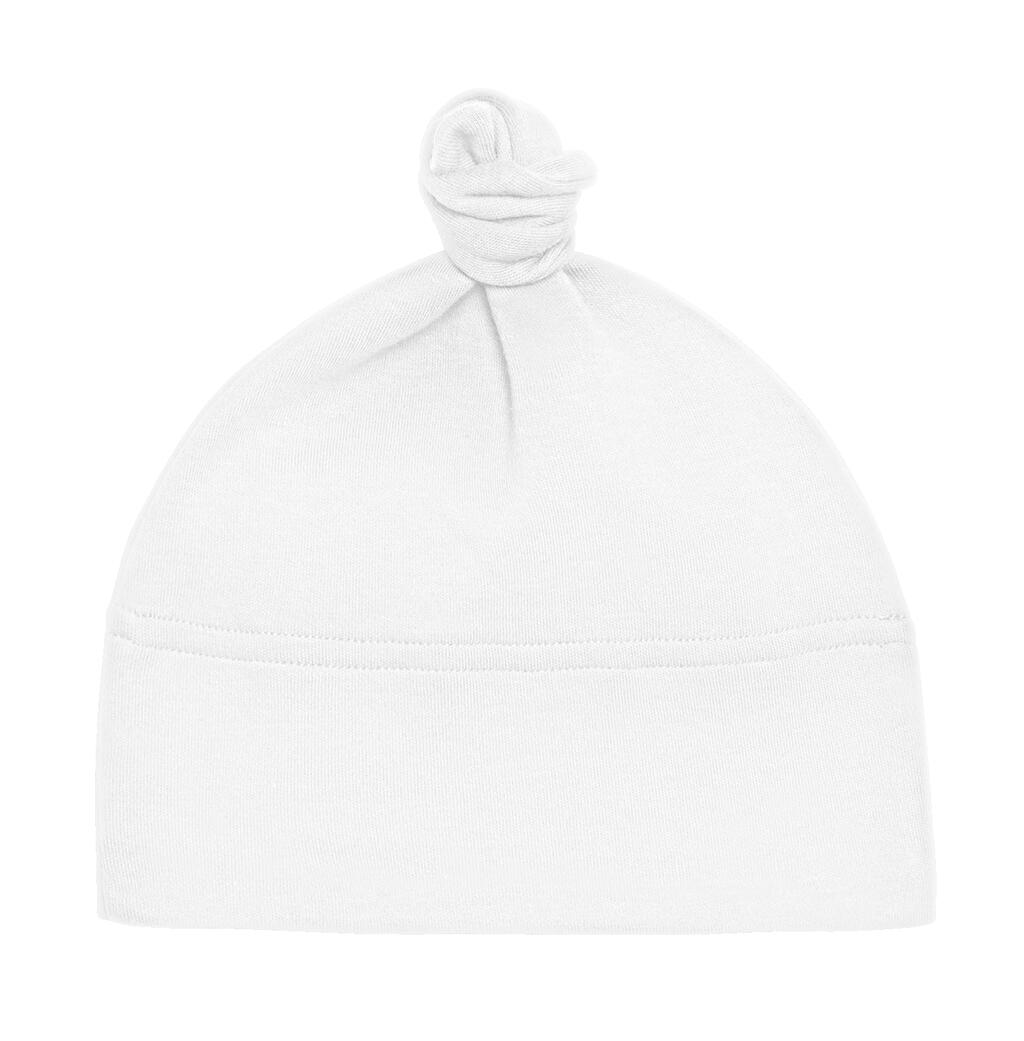 Gorro con 1 nudo bebé White